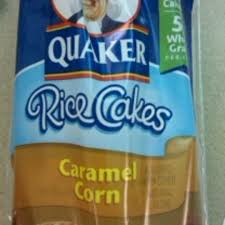 quaker rice cakes caramel corn