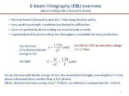 electron beam lithography ebl 1 2 3 4