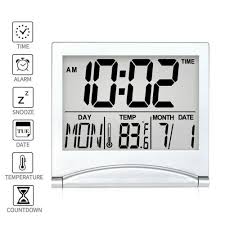 Small Digital Alarm Clock Lcd Display