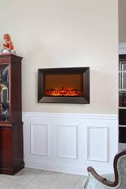 fire sense wood wall mounted electric
