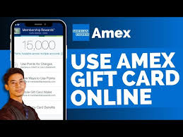how to use amex gift card