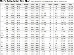 46 Valid Tuxedo Size Chart
