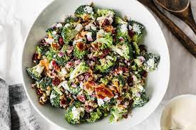 Classic Broccoli Salad | Downshiftology gambar png