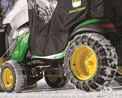 benefits of tire chains for your mower