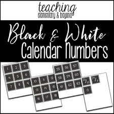 Black White Numbers 0 100 For Calendars Or Hundreds Chart