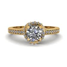 golden ring with diamonds style 3766