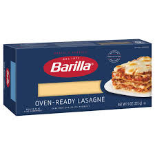 barilla lasagne oven ready