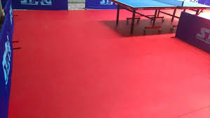 pvc indoor table tennis court flooring