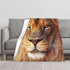 joocar lion throw blanket soft warm