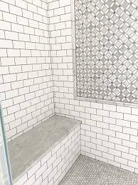 This is a great way to mix things up but still keep your bathroom classic. Diy Elegant Farmhouse Master Bathroom Shower Tile Floor Ideas Lehman Lane