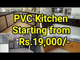 low cost pvc kitchen cabinet pvc