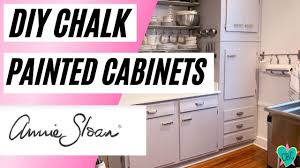 easy diy chalk painted cabinets video