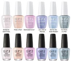 opi neo pearl collections nail lacquer
