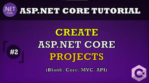 create project asp net core web