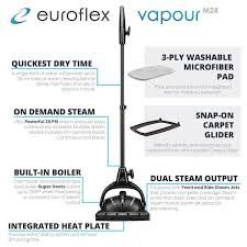 euroflex vapour m2r steam mop with