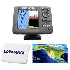 Lowrance Hook 5 Combo W 83 200 455 800 Hdi Transom Mount Transducer Includes Cover Nautic Insight Chart