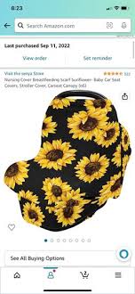 Sunflower Car Seat Cover For In
