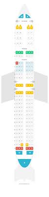 Seat Map Boeing 737 800 738 V1 Copa Airlines Find The