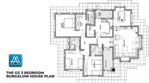 The Gg 3 Bedroom Bungalow House Plan