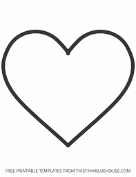 Free Printable Heart Template 6 Sizes