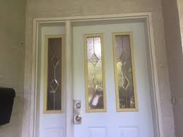 Clear Glass In Front Door Sidelight