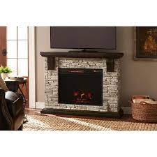 Electric Fireplace Tv Stand In Gray