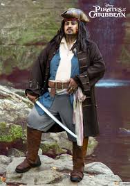 deluxe jack sparrow pirate costume
