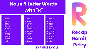 450 5 letter words with r meaning pdf