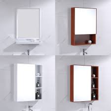 Space Aluminium Bathroom Mirror Cabinet