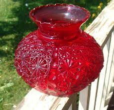 Antique Le Smith Glass Ruby Red On