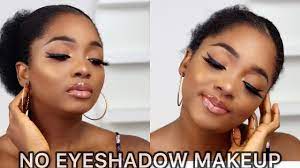 simple no eyeshadow makeup tutorial