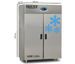 Commercial Freezer 1400 Litre Stainless