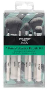 equate beauty 7 piece studio brush kit