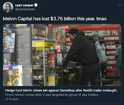This meme is less funny than it is horrifying, and it's not because of the content of the source. Rich People Lost Billions In Gamestop Stocks And Became Joke Of The Day Ouch Gallery