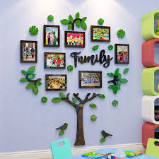 3d acrylic family tree wall decoration