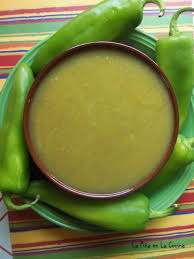 chile verde sauce la piña en la cocina