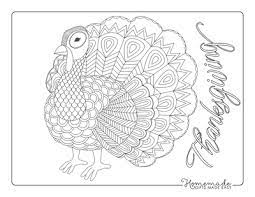 free printable turkey coloring pages