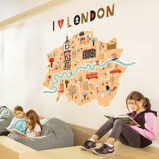 London Map Wall Decal London Map For