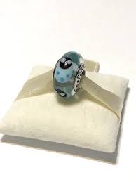 Pandora LADYBIRD Ladybug Blue Murano Glass Aqua Charm 925 ALE + Box 790654  | eBay