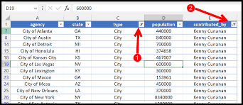 apply multiple filters to columns in excel