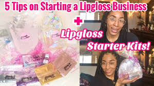 5 Tips On Starting a Lip Gloss Business💕 How I Started  