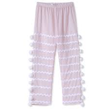 Stella Cove Pink With White Pom Pom Ric Rac Pants Preorder