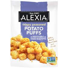 crispy seasoned potato puffs with