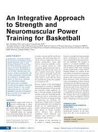 neuromuscular power training for basketball