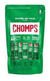 chomps snack sticks jalapeno beef 8ct