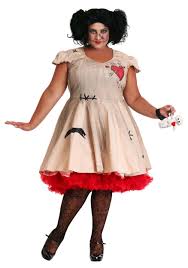 plus size voodoo doll costume for women
