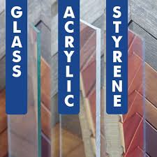 Glass Vs Acrylic Vs Styrene