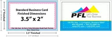 There is a trim line that is generally considered as a target line for cutting cards. What Are Business Card Dimensions Quora