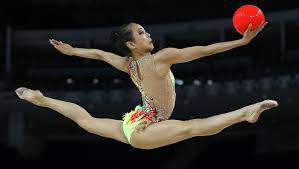 Spain's ribbons routine wins silver medal. Rhythmic Gymnast Shows Sport Is More Than Prancing Around