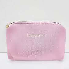 pink makeup cosmetics bag